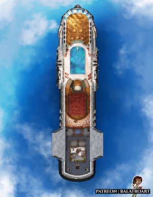 Fond Departures: Skyliner Class, Civilian Transport Ironclad airship.