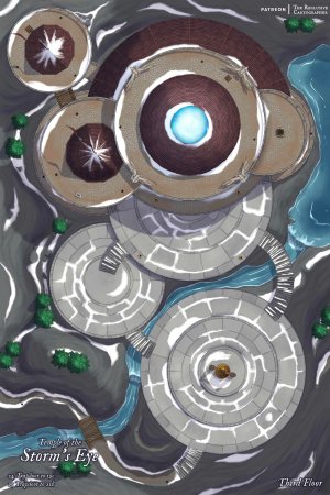 Temple of the Storm's Eye - Dungeon Map - 40x60 - 4 Level - No AI - RC