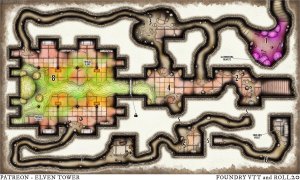 Map 859 - The Fungal Court - Infested Dungeon