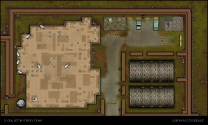 a day at the military base (forward operating base) map compilation + token [48x29 each map]