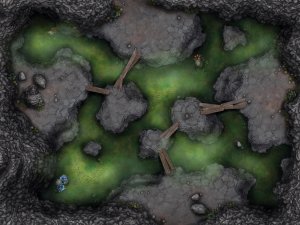 Cave Platforms [40x30] - 10 unique variations