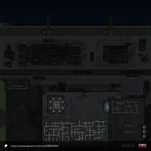 100x100 Free Modern/Sci Fi Shipping Dock Map