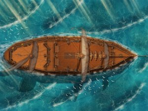 Pirate Galleon Ship (Internal Decks + Day & Night Versions (EA))