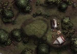 Lush forest Hills [40x28] - 8 Variations