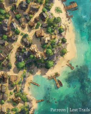 Coastal City Battlemaps