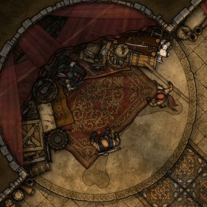 [OC] Pirate Lair 52x64 by Forgotten Adventures