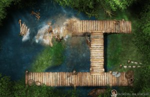Collapsing Dock! You know if everything was up to code we would NEED a Phased battlemap.