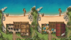 [OC] Coastal Tavern | [68 x 38] | Eldritch Arcanum