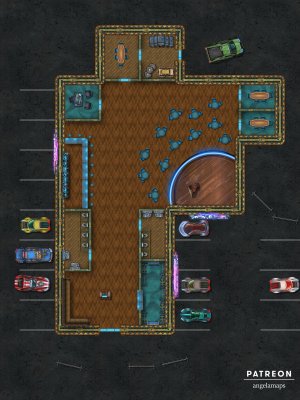 The Lounge [battlemap] from Angela Maps - 2 versions! [animated] [art]
