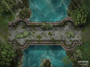 The Troll’s Bridge [battlemap] from Angela Maps - 3 versions! [animated] [art]