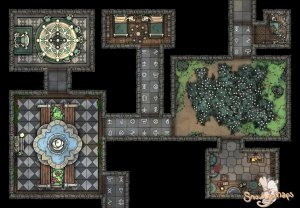 [26x18] Fantasy Elven Dungeon Day