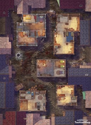 Courtyard of the Cornered [32x44]