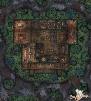 [46x51] Moonstone Mask First Floor Night