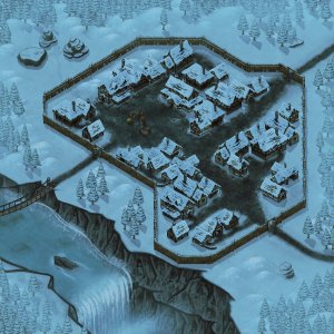 Riverside Town - Day and Night versions