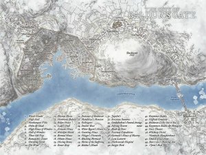 The City of Baldur's Gate [Art] [OC]