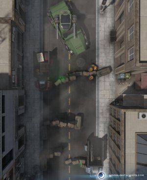 In the tank, or in the firing line? The choice is yours. - Street Conflict [18x22]