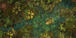 Jungle floor - 4 Battle maps