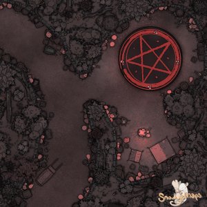 [25x25] Forest Ritual Camp Blood