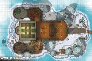 Library of a mapmaker - [48x32]