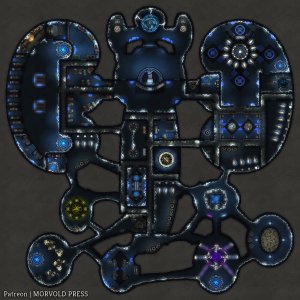 Mind Flayer Lair [90 x 90] - Modeled after Octopus Nervous System