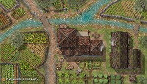 The garden is just a decoy. Welcome to Brooks Bounty Tavern [35x20] [OC]