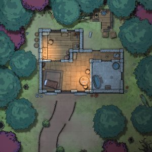 A cabin in the woods