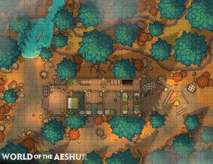 An autumn inn - [35x27]