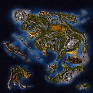 I decided to colorize my world map.