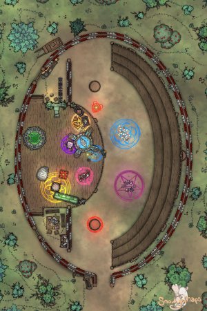 [24x36] Big Top Circus Tent Day
