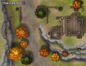 Hilltop Shack [22x17]