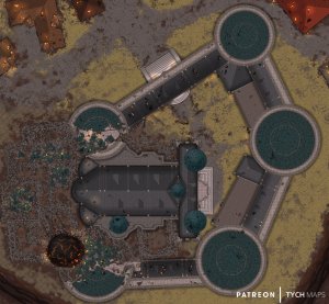 High Hall Cathedral - Expanded Complex - Descent into Avernus [195x180]