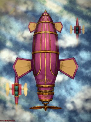 Elven Airship, 7 Variants by MapleMapsDnD | [Battle Map] [No AI] [OC] [Art]