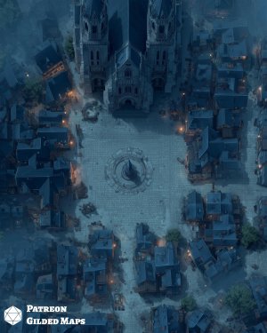 Gothic City Battlemaps