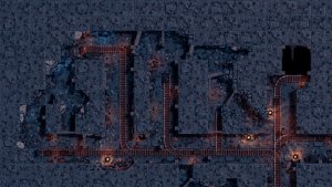 TaleSpire Battlemap: "Miner Difficulties" from DnDBeyond