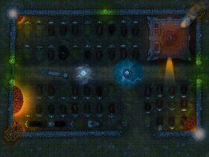 Desecrated Cemetery [35x26]