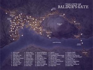 The City of Baldur's Gate [Art] [OC]
