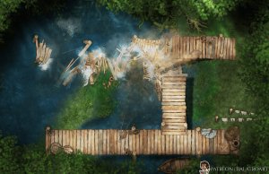 Collapsing Dock! You know if everything was up to code we would NEED a Phased battlemap.