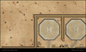 a day at the military base (forward operating base) map compilation + token [48x29 each map]