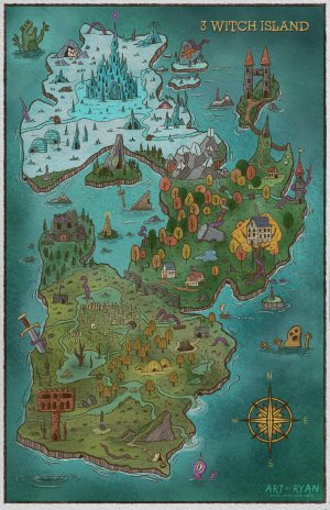 3 Witch Island [World Map]