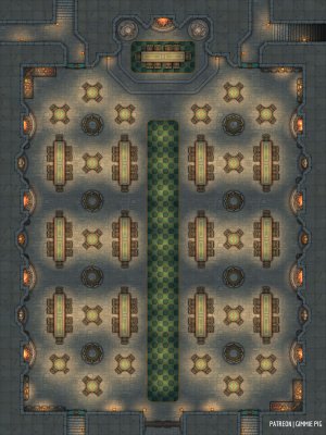 Dwarven Feast Hall [30x40] – A free map