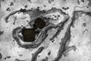 Abandoned Desert Temple [50x34]