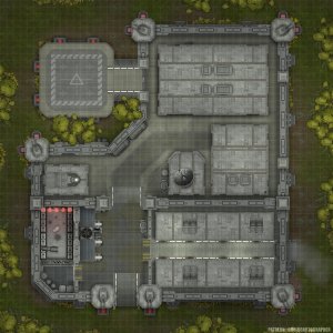 Imperial Outpost - [50x50][3 Levels]