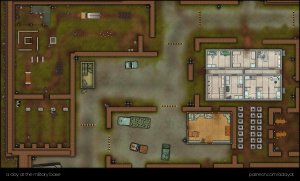 a day at the military base (forward operating base) map compilation + token [48x29 each map]