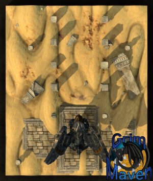 "Sphinx"(27x32) can you face the ruins of the sphinx and leave to tell the tale? Are they variant maps or just all the different sphinxes your players need to meet across the world?