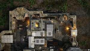 Northern Ramparts | [Animated Battlemap] [32x18] [120px per Square] [Gridless] [3D Rendered] [OC] | Beneos Battlemaps