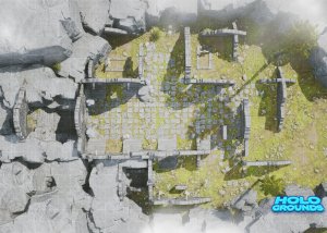 [28x20] Temple Ruins Abandoned Battlemaps Pack