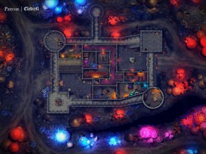 Underdark Fortress [60x45] [Gridless]