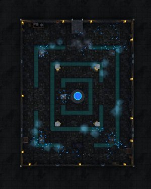 [OC] The Arcane Sanctum — a ritual battlemap for your next big encounter