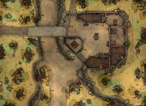 Small Forest Keep [44x32]