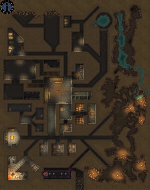 Against the Giants: Hill Giant Dungeon (75x95)